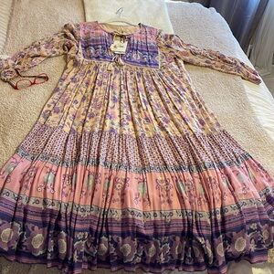 Spell Portabello Road boho dress Lavendar M